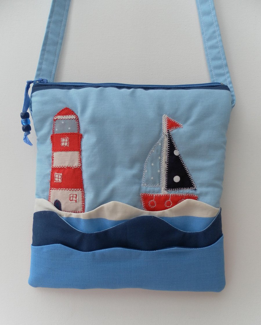 Shoulder Bag, Cross Body Bag, Holiday Bag, Beach Bag, Seascape