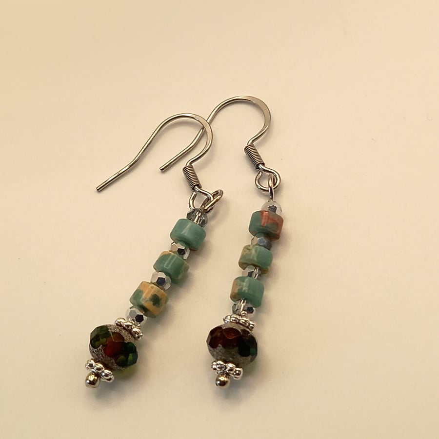 Imperial Jasper Earrings
