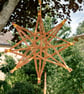 Handwoven Willow Star, Nordic Scandinavian Wall Decoration (40cm) - Image 4