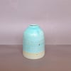 Mini turquoise bud vase