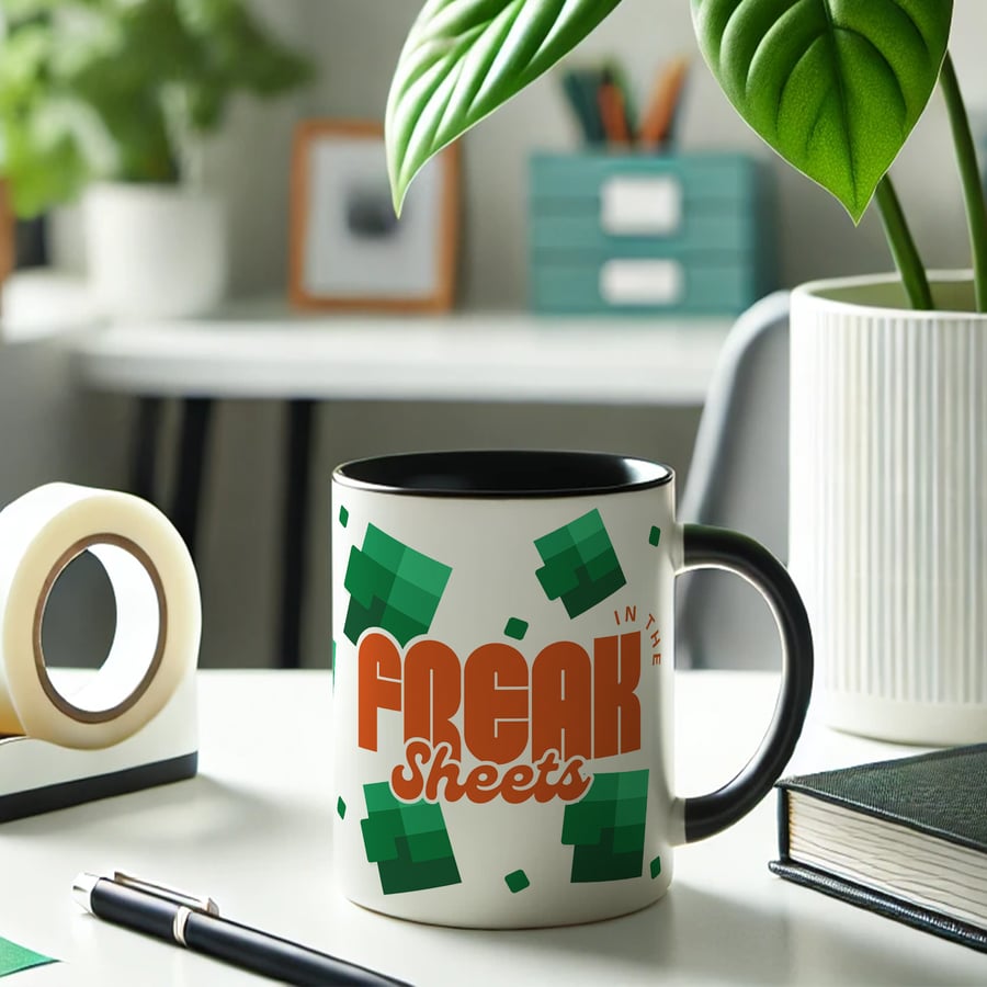Freak in the Sheets - Funny Mug for Spreadsheet Lover: Office Gift for Coworker
