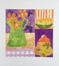 Original art Collage entitled Oranges and Lemons - Image 2