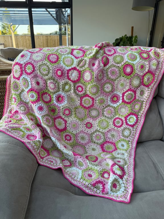 Apple Blossom cotton baby Blanket 102cm x 102cm
