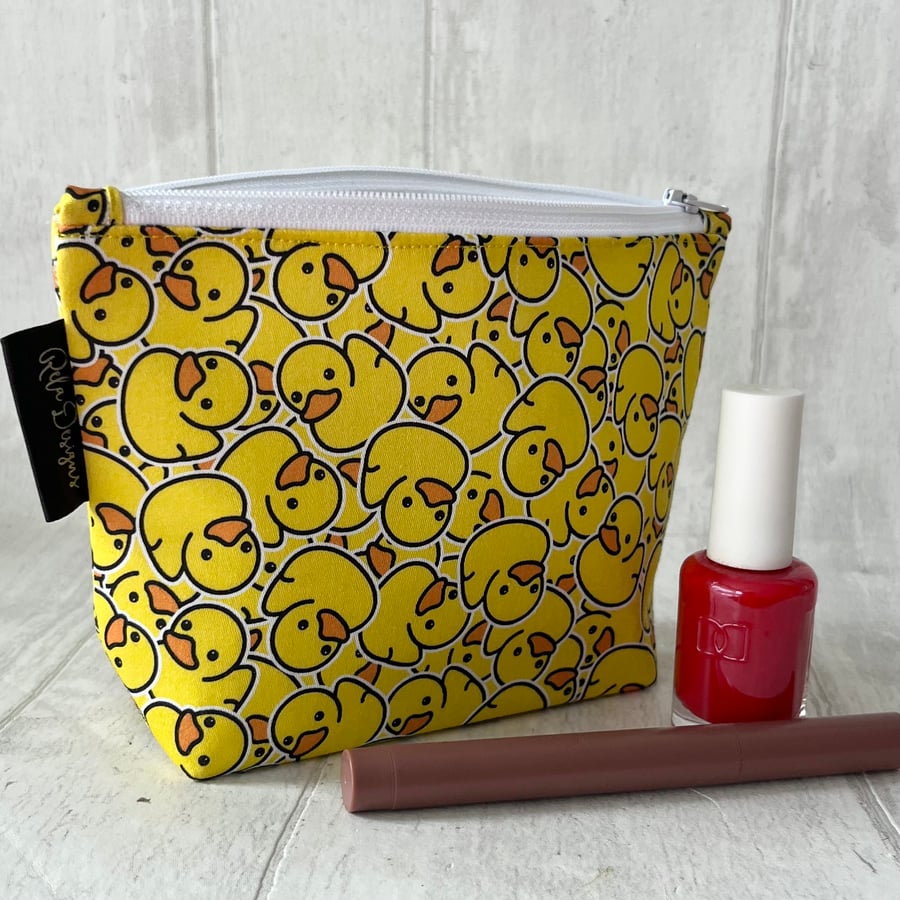 Cosmetic bags bathtime ducks
