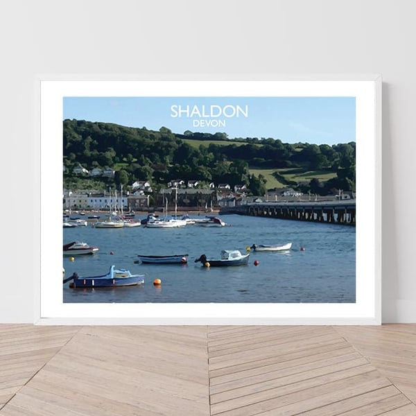 Shaldon, Devon Art Print Travel Poster Railway Poster Salty Seas Original Print 