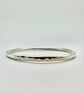 Hammered sterling silver bangle. Handmade & hallmarked - Image 3