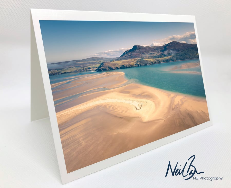 Kyle of Tongue Sutherland - Scottish Greeting Card by Neil Barr