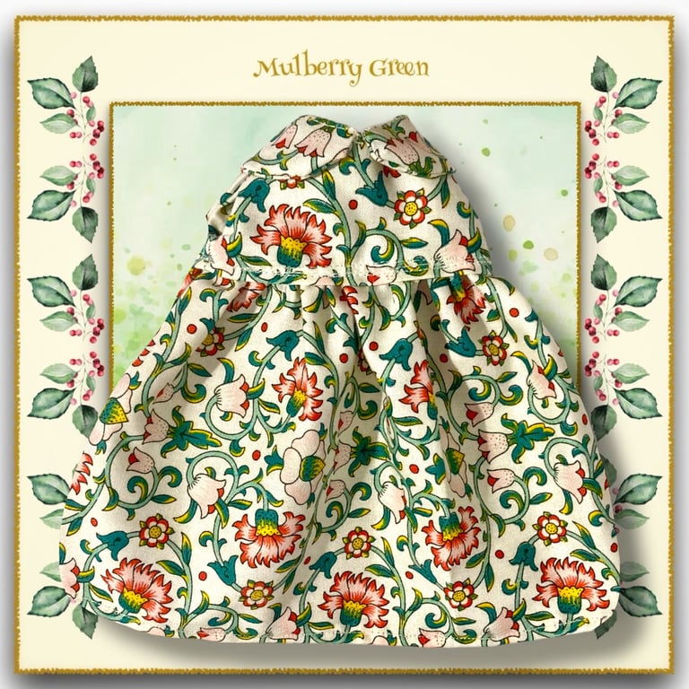 Ivory Floral Dress