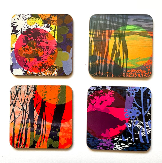 Set of 4 coasters - Super Seconds Festival