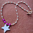 Pinky necklace 
