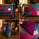 Harris Tweed "Hexi' large satchel Bag 
