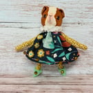 Guinea Pig Miniature Art Doll Gwendolyn