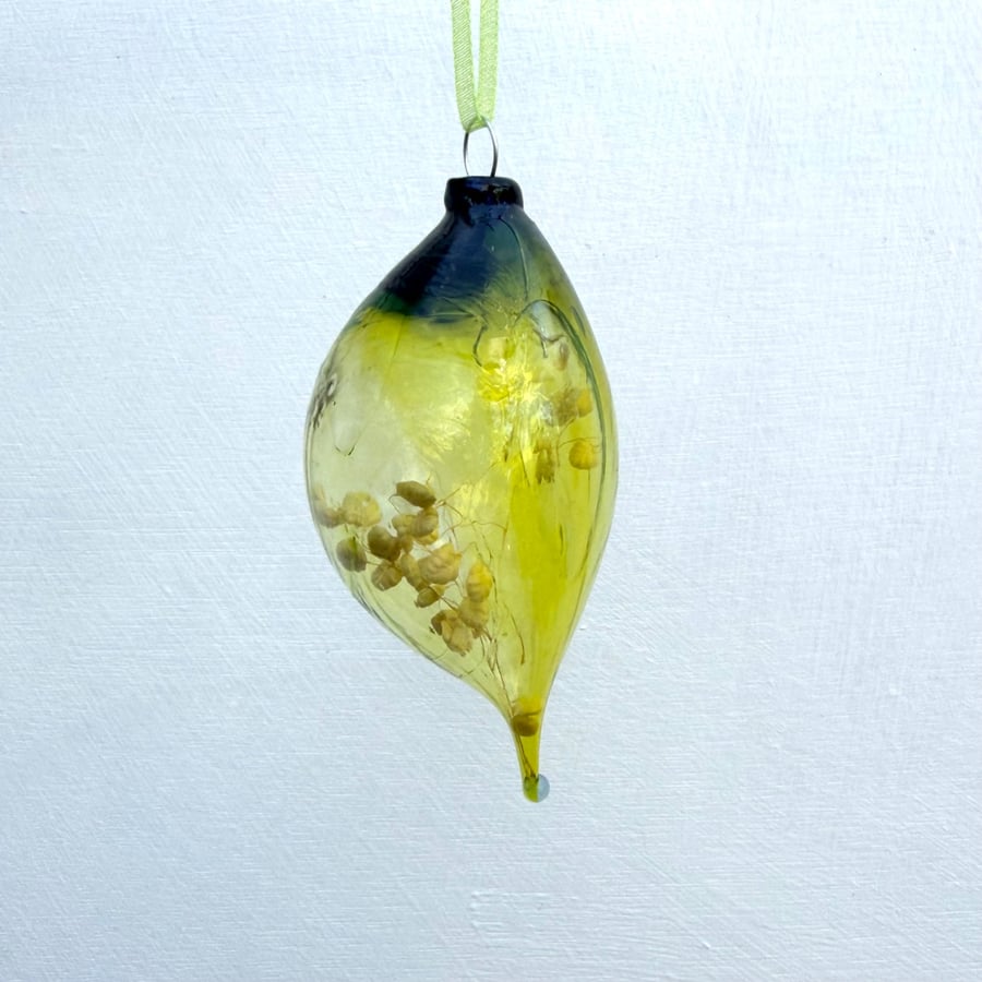 Blown Glass Bauble Decoration