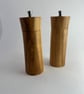 Salt and Pepper Grinders in Cherry hardwood. - Image 4
