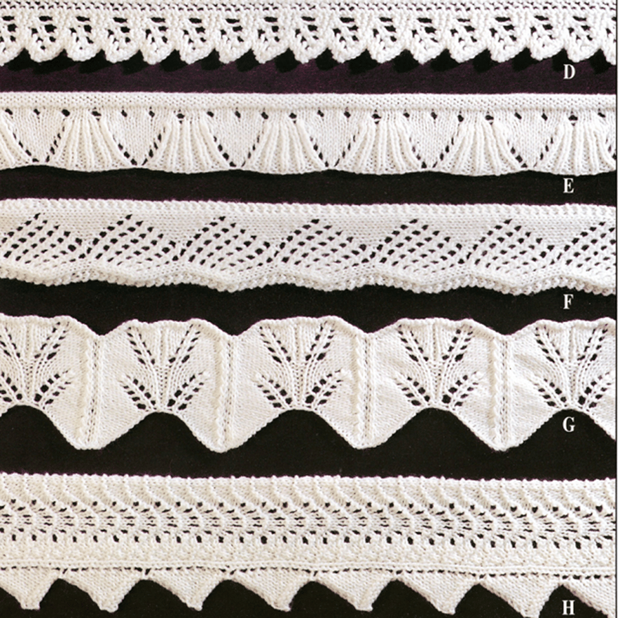 VINTAGE KNITTING PATTERN PDF Knitted Edgings - Folksy