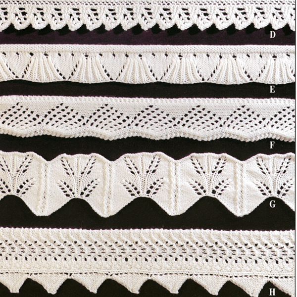 VINTAGE KNITTING PATTERN PDF Knitted Edgings