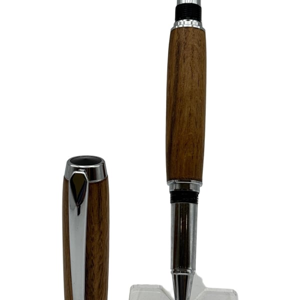 Viscount Rollerball Pen - Brown Oak