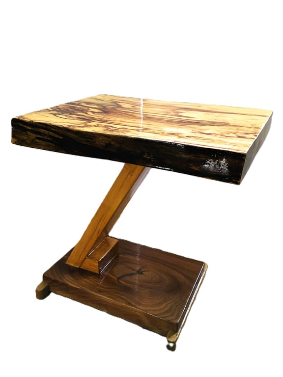 Handcrafted Coffee table in Spalted Beech and English Elm. (SKU-TAB01)