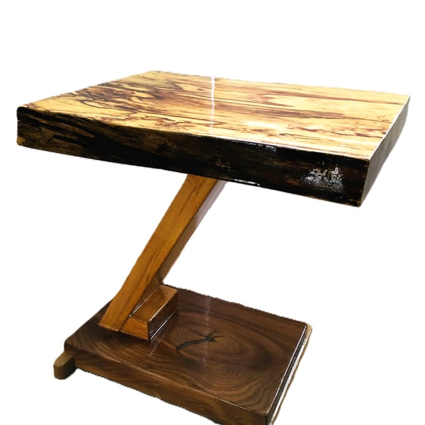 Handcrafted Coffee table in Spalted Beech and English Elm. (SKU-TAB01)