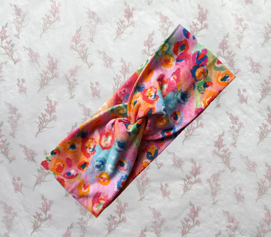Women's Twist Knot Headband-Hairband Knot-Jersey Twist Headband. HA018