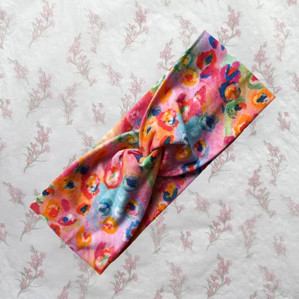 Women's Twist Knot Headband-Hairband Knot-Jersey Twist Headband. HA018