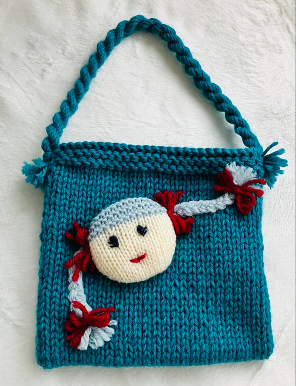 Hand-knitted Child’s Handbag