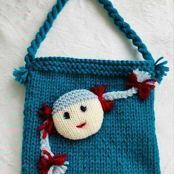 Hand-knitted Child’s Handbag