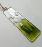 Fused Glass Snowdrop Suncatcher: Handmade Floral Window Hanger