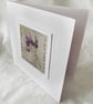 ECO PRINT EMBROIDERED CARD LAVENDER - Image 3