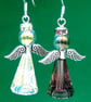 Sparkly Christmas Crystal Angel Earrings   Party wear Present - Image 3