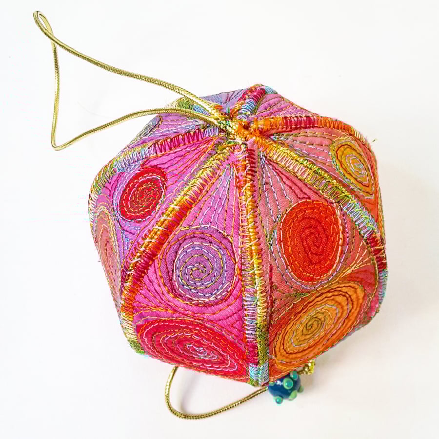 Stitched Christmas Bauble