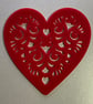 Acrylic Heart Coasters Set of Four or Six V2 - Image 2