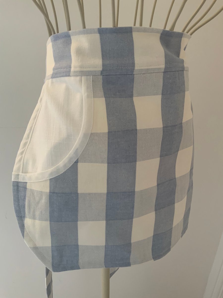 Peg Apron, Half Apron, Fully Lined, Peg Bag