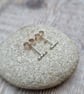 Sterling Silver Small Tiny Bar Beaded Stud Earrings - JBJ3021 - Image 3