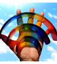Handmade Glass Skinny Sized Rainbow Bridge - Pet Loss Optional Name, Paws, Card - Image 7