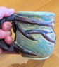 Pottery tree mug finished in green and brown bark colour glazes - Image 3