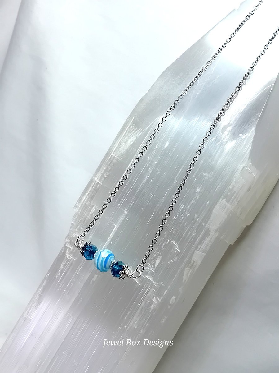 Murano Picasso Glass Necklace