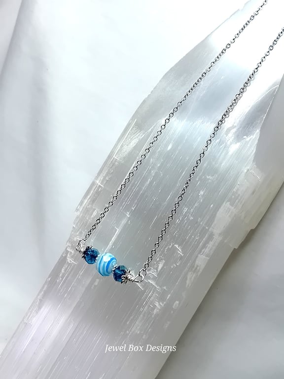 Murano Picasso Glass Necklace