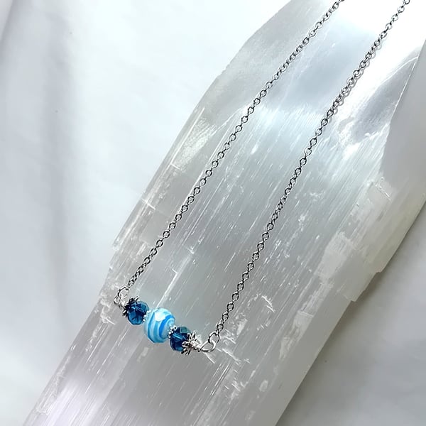 Murano Picasso Glass Necklace