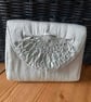 Hand Smocked Silk Clutch Bag or Purse - Image 1