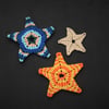 Colour macrame Christmas star - options available