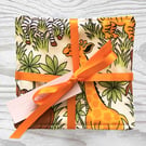 Reusable Baby Wipes, Face Cloths, Washable Wipes, Eco Friendly, Zoo Animal-BD132