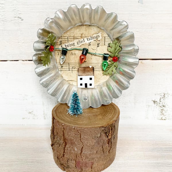 Miniature Baking Tin Christmas Decoration Gift