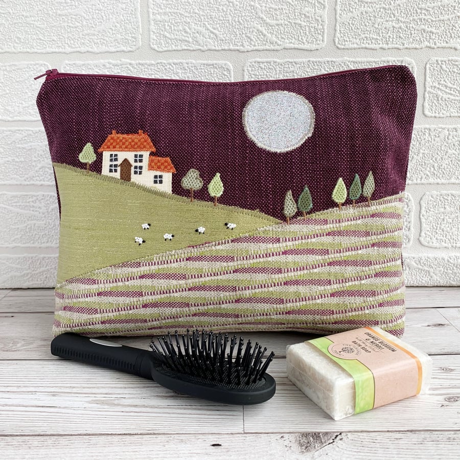 Moonlit Moors Landscape Toiletry Bag