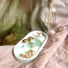 Earth Sage green Oval Trinket tray
