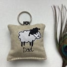 Sheep Personalised Keyring - Optional Lavender Scent - Choice of Personalisation