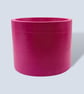Vibrant Magenta 15cm Round Plant Pot  - Fuchsia Indoor Planter