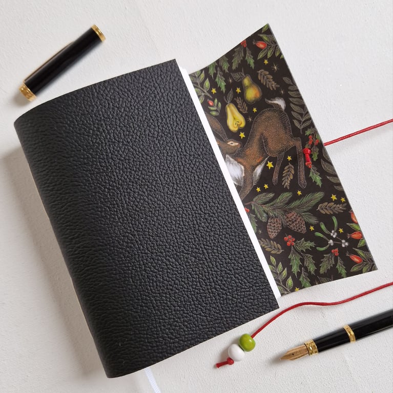 Christmas Journal, Folk Christmas design, Family Keepsake