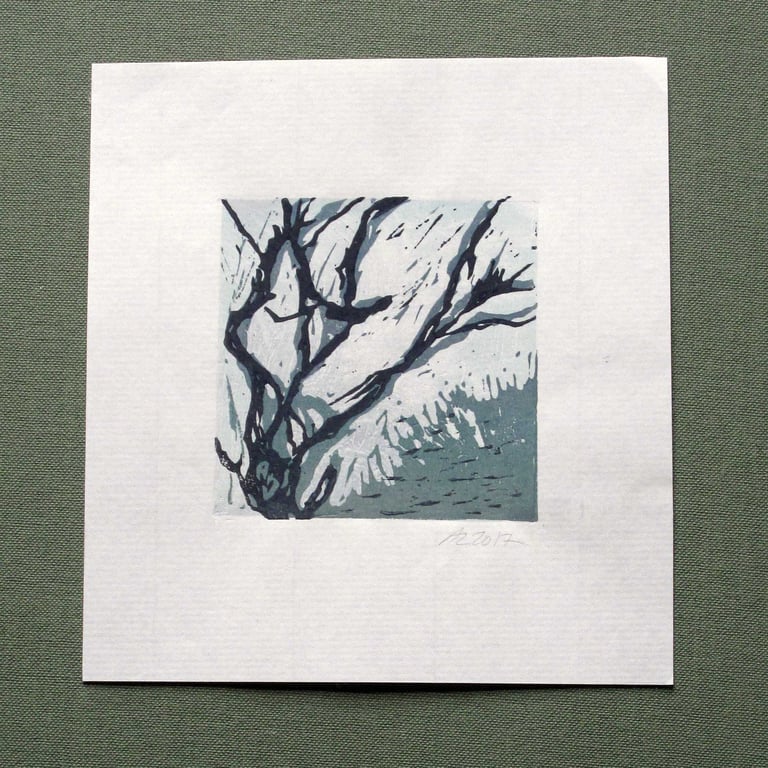  Small Square Original Lino Print