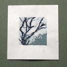  Small Square Original Lino Print